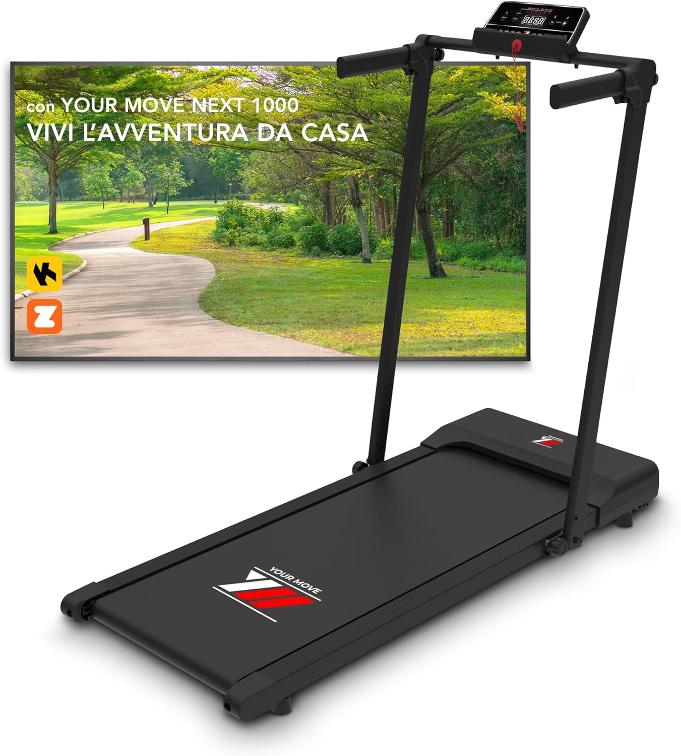 YM Tapis Roulant Elettrico, Pieghevole 10 km/h